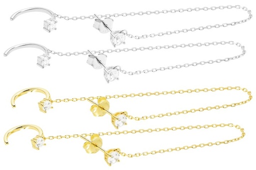 Silver 925 earring cz