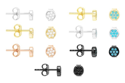 Silver 925 earring cz