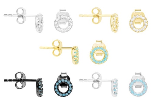 Silver 925 earring cz