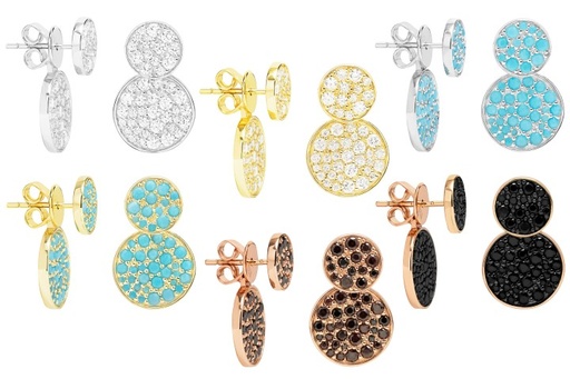 Silver 925 earring cz