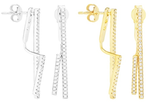 Silver 925 earring cz