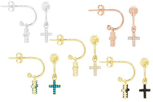 Silver 925 earring cz