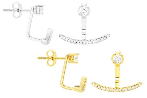 Silver 925 earring cz