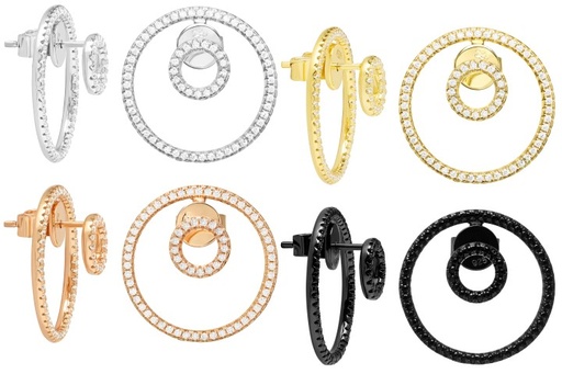 Silver 925 earring cz