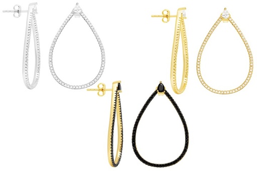 Silver 925 earring cz