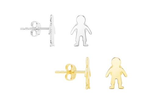 Silver 925 boy earring