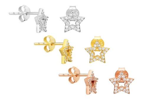 Silver 925 cz earring