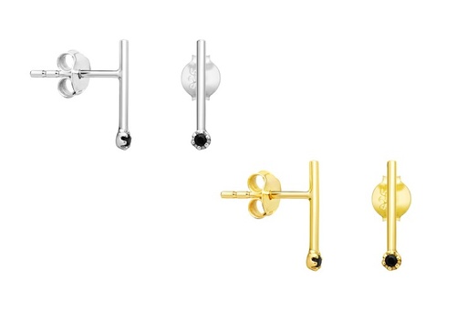 Silver 925 cz earring