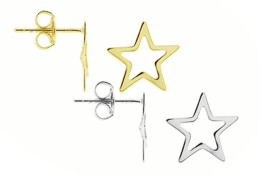 Silver 925 star earring