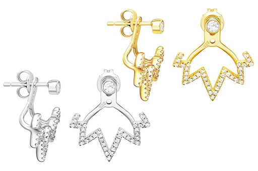 Silver 925 earring cz