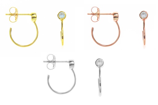 Silver 925 earring cz