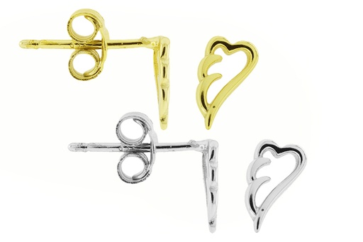 Silver 925 wings earring
