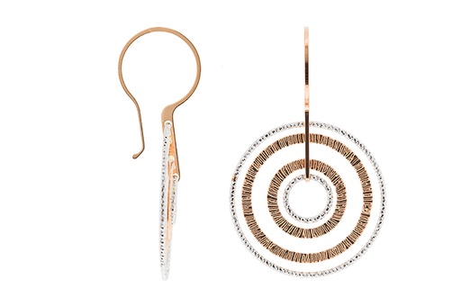 Silver 925 3d earring