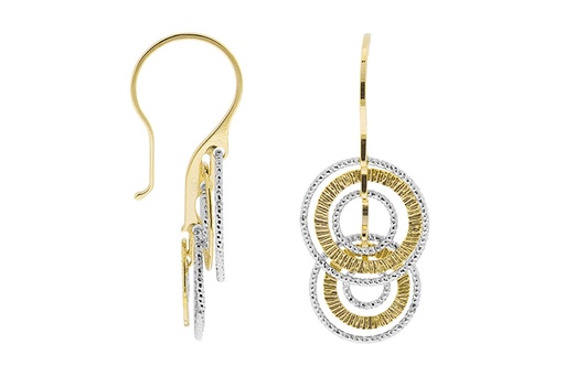 Silver 925 3d earring