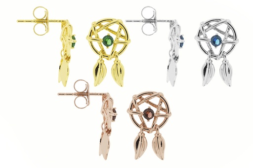 Silver 925 earring cz