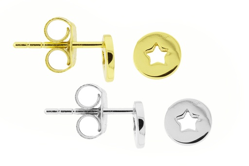 Silver 925 star earring