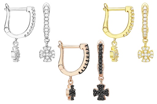 Silver 925 cz earring