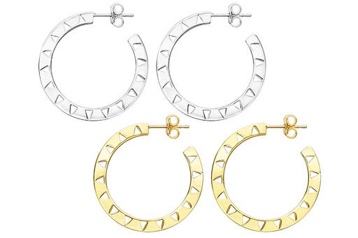 Silver 925 hoop earring