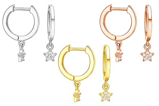 Silver 925 cz earring