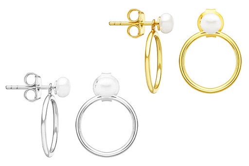 Silver 925 pearl earring