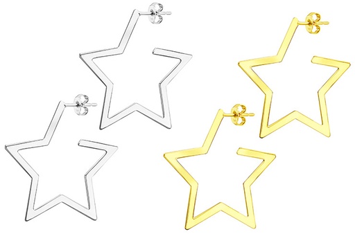 Silver 925 star earring