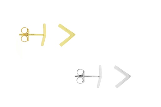 Silver 925 -v- earring