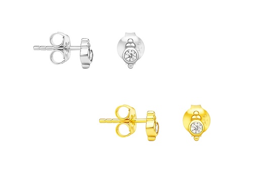 Silver 925 earring cz