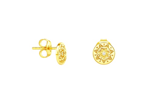 [128840002ZBL] Silver 925 earring cz