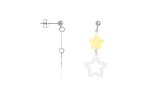 [12962000RODO] Silver 925 stars earring