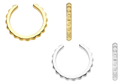 Earring hoop silver 925