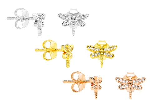 Silver 925 cz earring