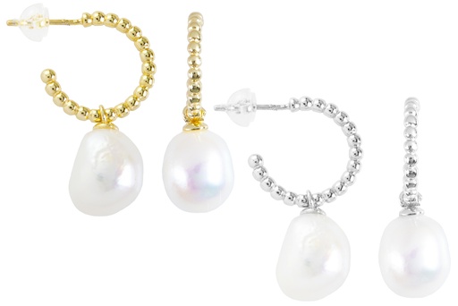 Silver 925 pearl earring