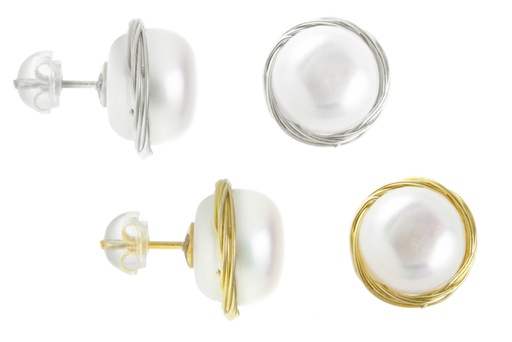 Silver 925 pearl earring
