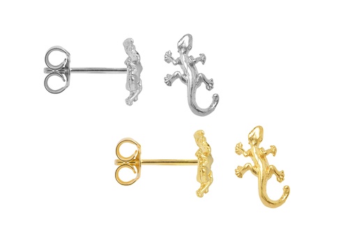 Silver 925 lizard earring