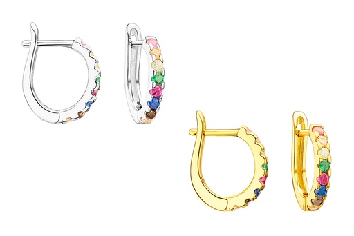 Silver 925 earring cz