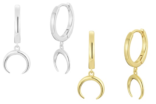 Silver 925 hoop earring