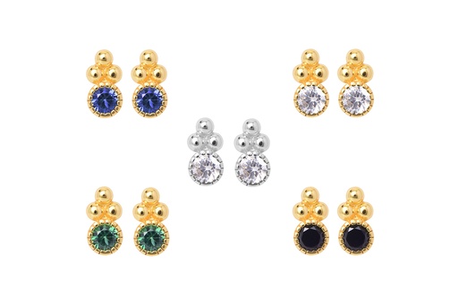 Silver 925 earring cz