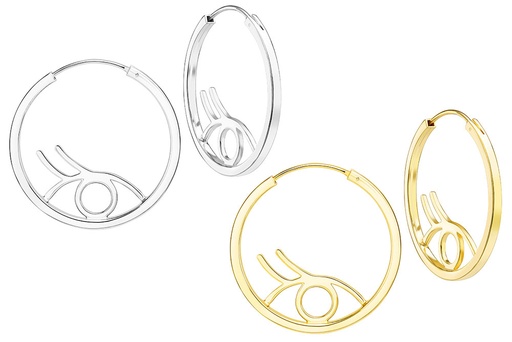 Silver 925 earring hoop