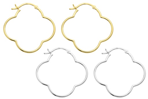 Silver 925 earring hoop