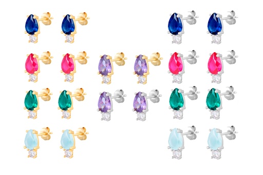 Silver 925 earring cz