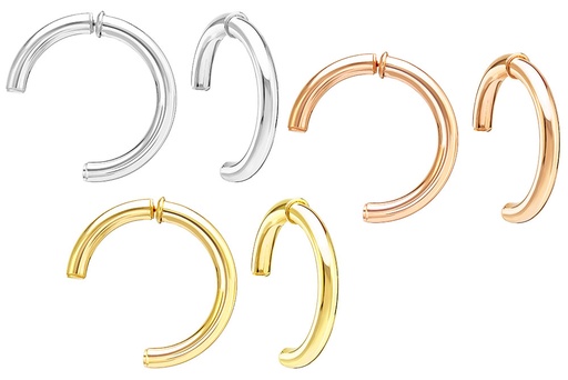 Silver 925 hoop earring