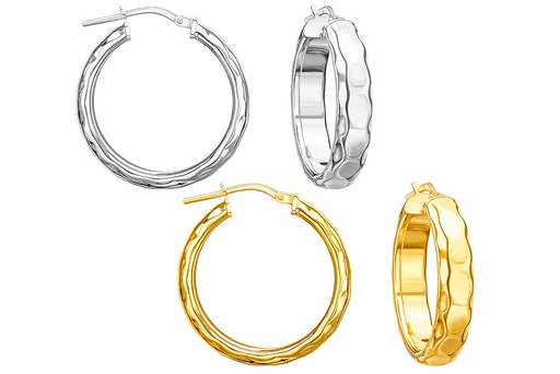 Silver 925 hoop earring