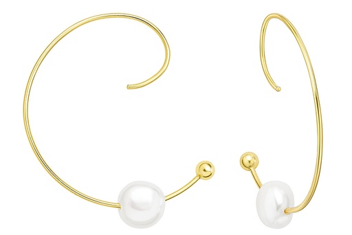 [143370002PBL] Silver 925 pearl earring