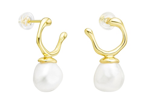 [143570002PBL] Silver 925 pearl earring