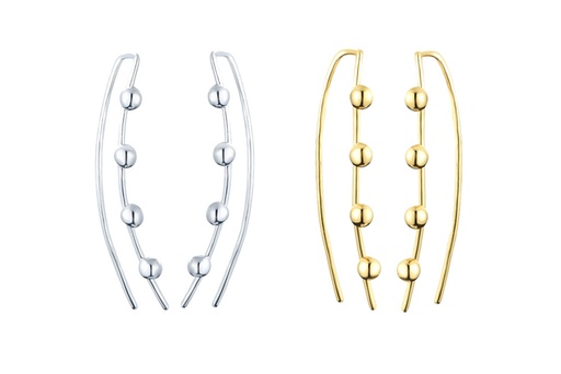 Silver 925  beads earring