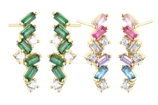 Silver 925 earring with cz