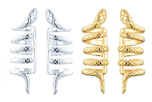 Silver 925 snake ear-cuff