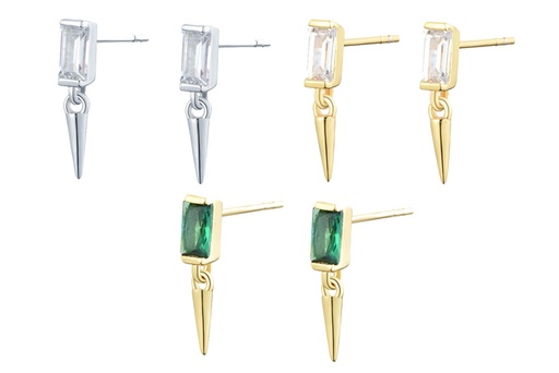 Silver 925 earring with cz