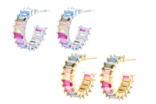 Silver 925 earrings with cz