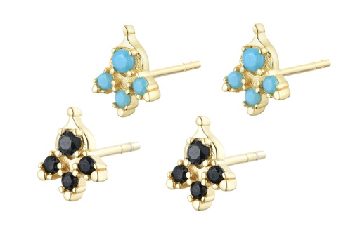 Silver 925 zirconia earring